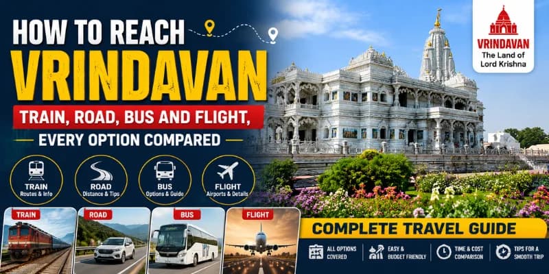 How to Reach Vrindavan