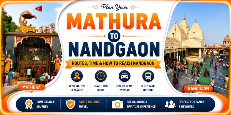 Mathura to Nandgaon Distance