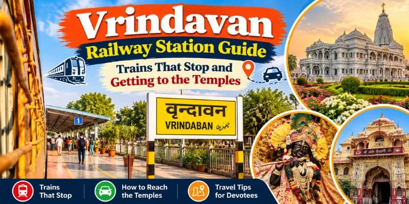 Vrindavan Railway Station Guide: Trains That Stop and Getting to the Temples