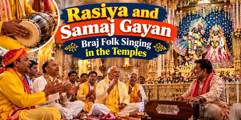 Rasiya and Samaj Gayan: Braj Folk Singing in the Temples