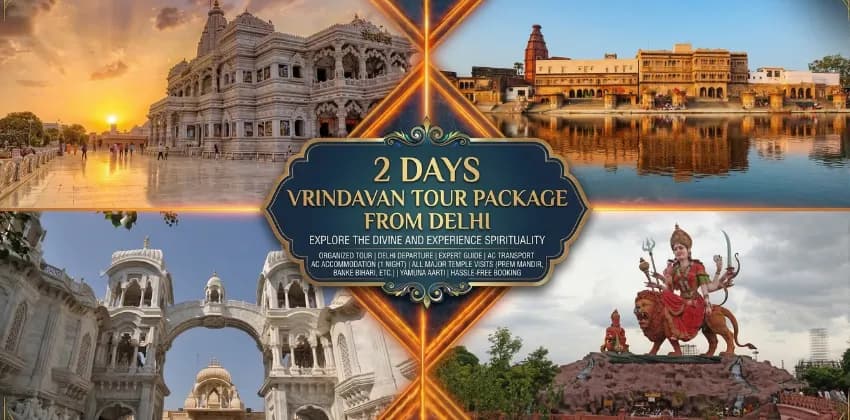 2 Days Vrindavan Tour Package from Delhi