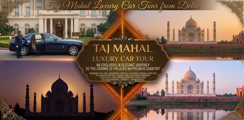 Taj Mahal Luxury Car Tour from Delhi