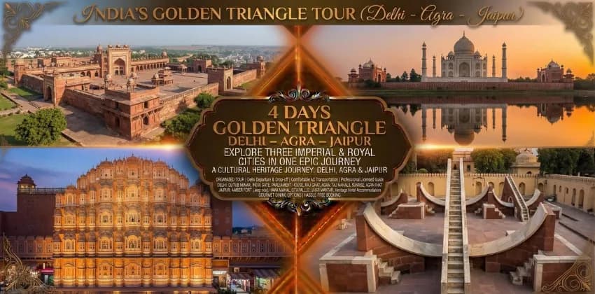 4 Days Golden Triangle Tour Package