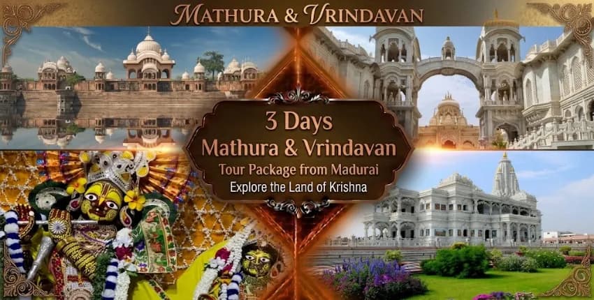 3 Days Mathura Vrindavan Tour Package from Madurai
