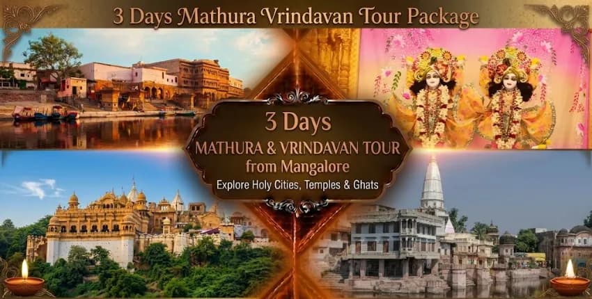 3 Days Mathura Vrindavan Tour Package from Mangalore