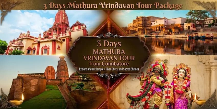 3 Days Mathura Vrindavan Tour Package from Coimbatore