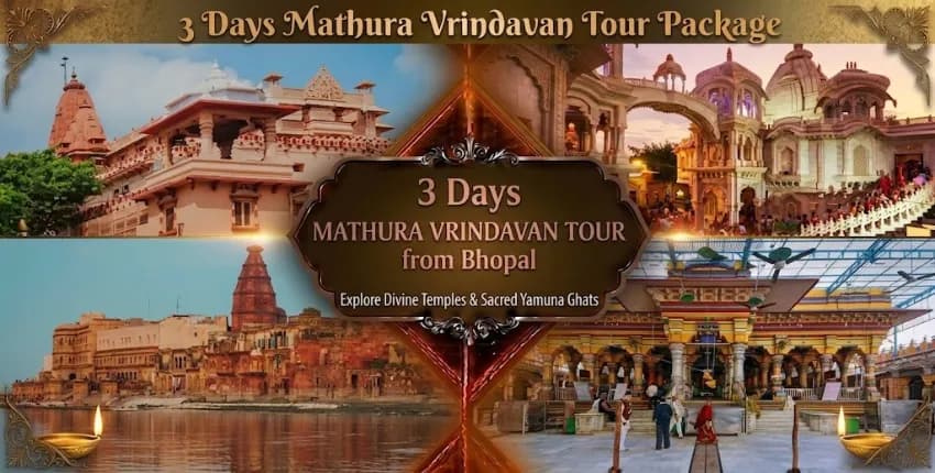 3 Days Mathura Vrindavan Tour Package from Bhopal