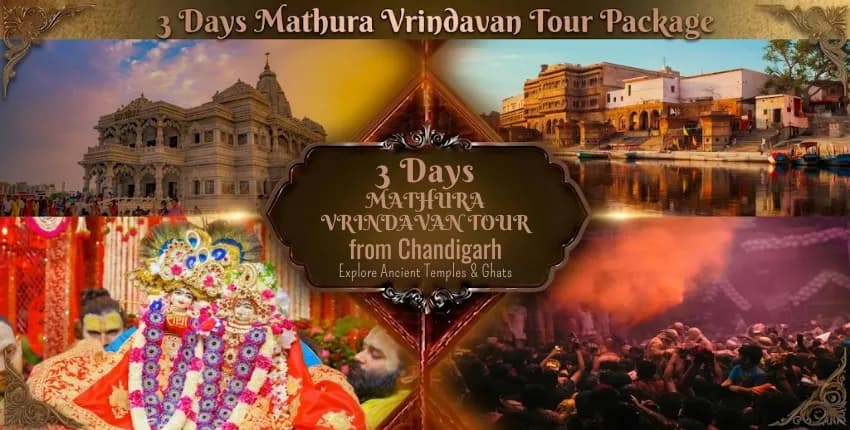 3 Days Mathura Vrindavan Tour Package from Chandigarh