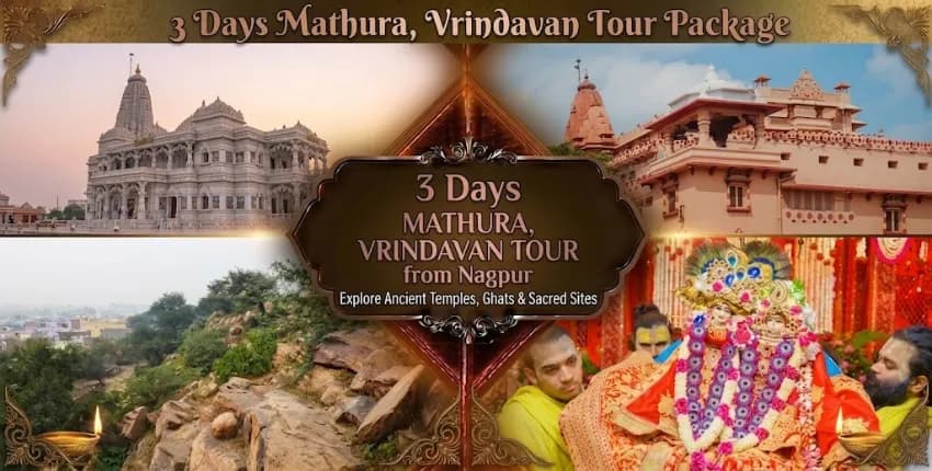 3 Days Mathura Vrindavan Tour Package from Nagpur