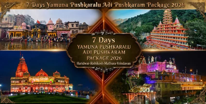 7 Days Yamuna Pushkaralu Adi Pushkaram Package 2026