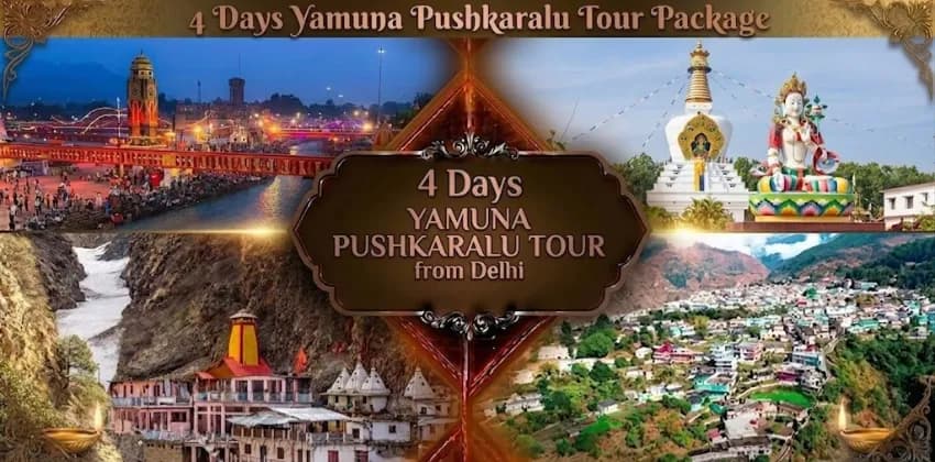 4 Days Yamuna Pushkaralu Tour From Delhi