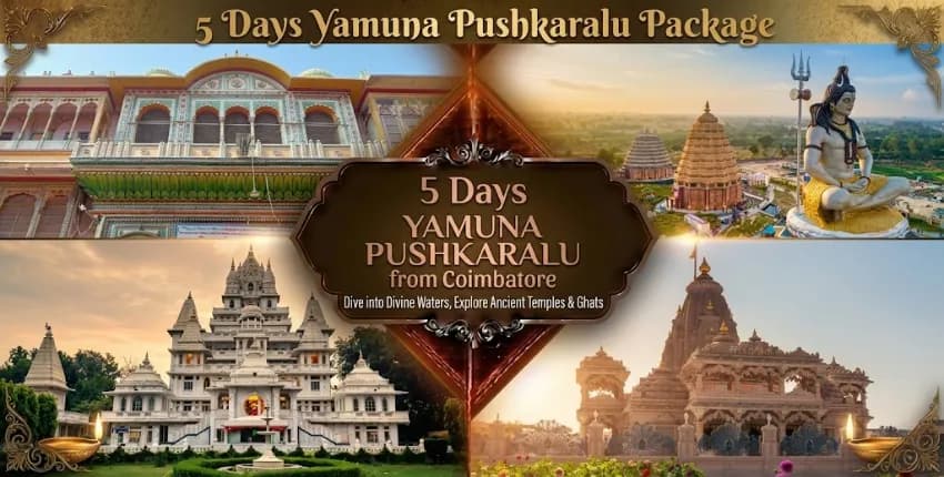 5 Days Yamuna Pushkaralu Package from Coimbatore